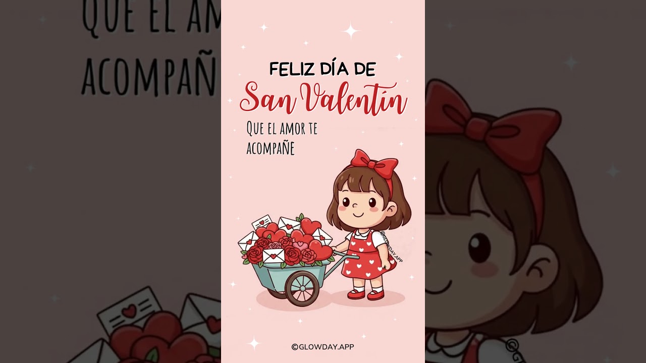 💌❤️ Feliz d&iacute;a de San Valent&iacute;n, D&iacute;a del Amor y la Amistad 💌❤️ #felizsanvalentin GLOWDAY APP