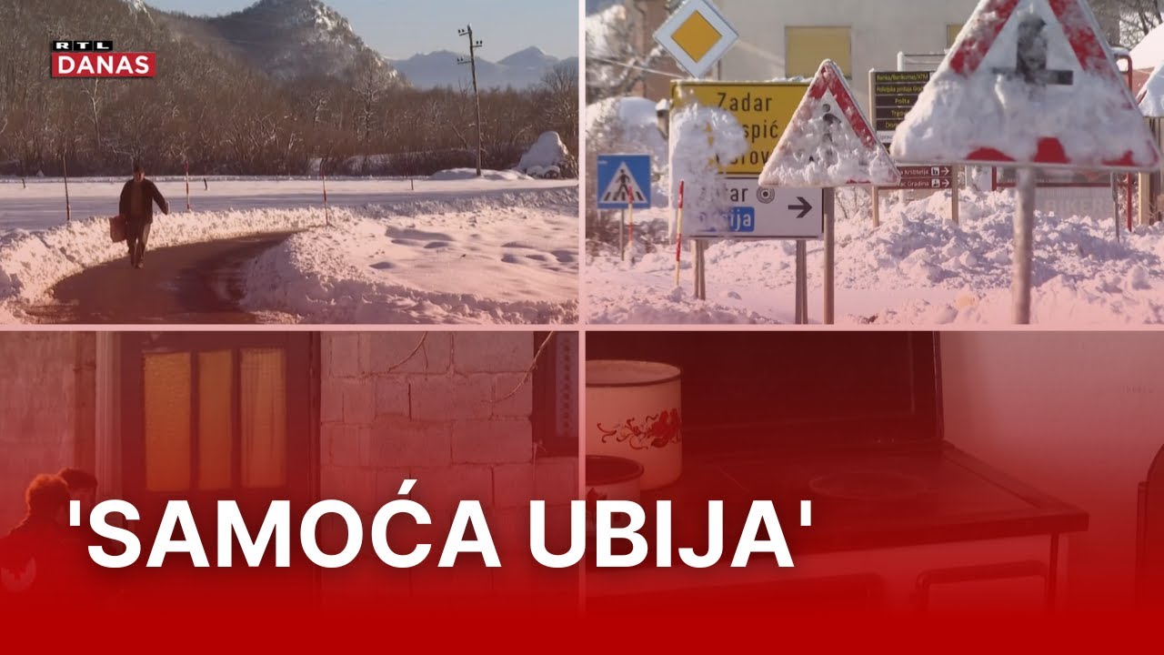 Bili smo u gospićkom Crvenom križu: Ovako žive sami i nemoćni usred oštre ličke zime... | RTL Danas