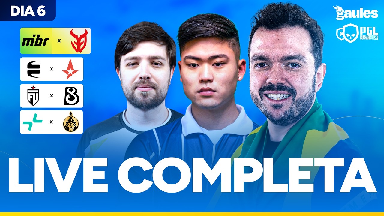 PGL BUCHAREST 2026 | QUARTAS DE FINAL - !socio - Siga @Gaules!
