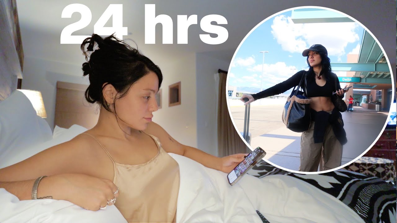 a 24 hour work / business trip alone (behind the scenes of my job)