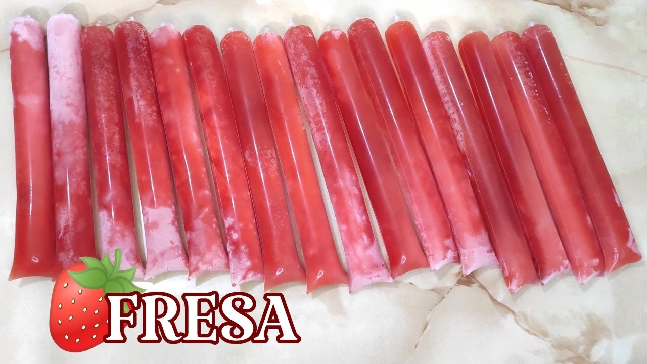 🍓Marcianos De Fresa | Ideales Para Negocio | Helados De Fresa
