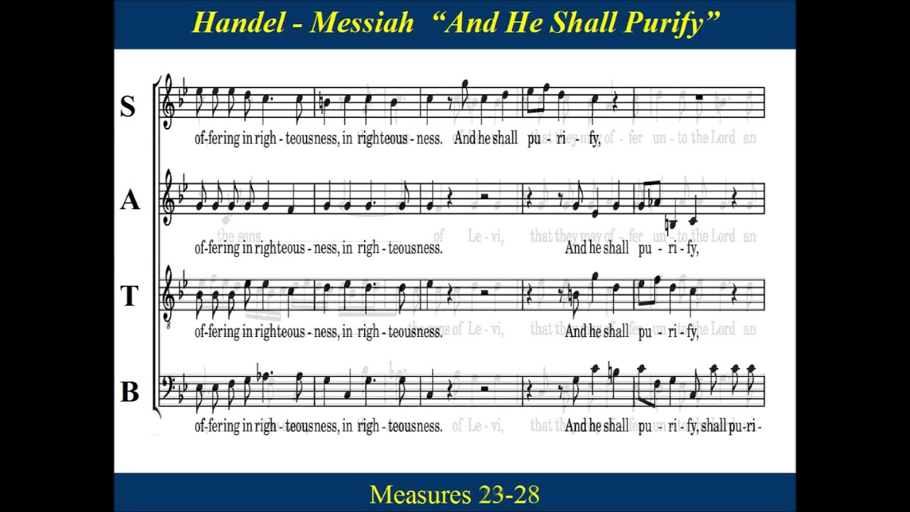 7- Handel Messiah Part 1 - And He Shall Purify - Soprano