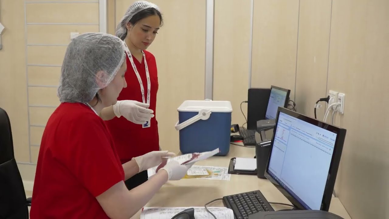 Yeni Klinikanın Qan bankı şöbəsi