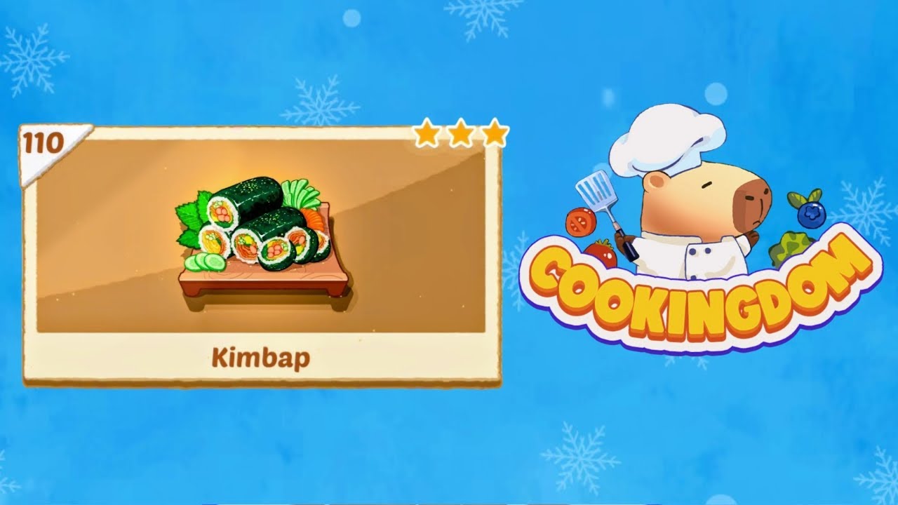 Cookingdom Level 110 Kimbap