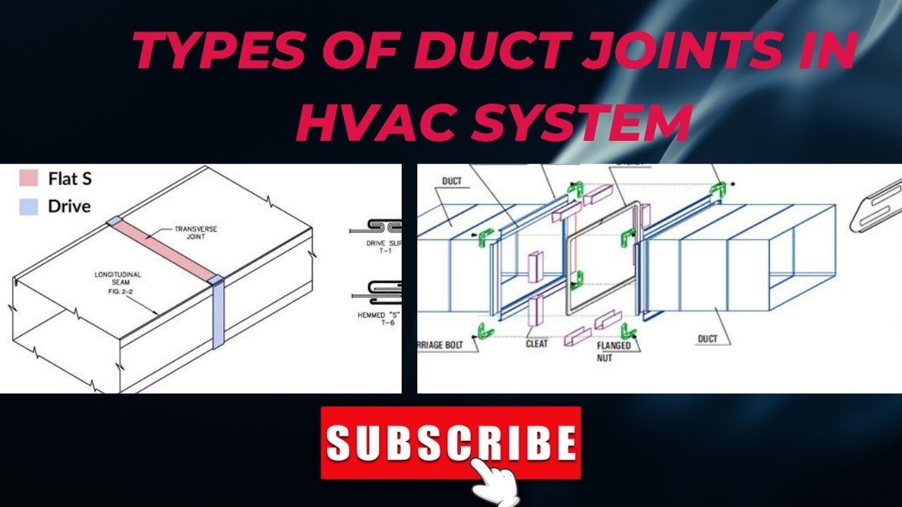 Types of duct joints  in HVAC System