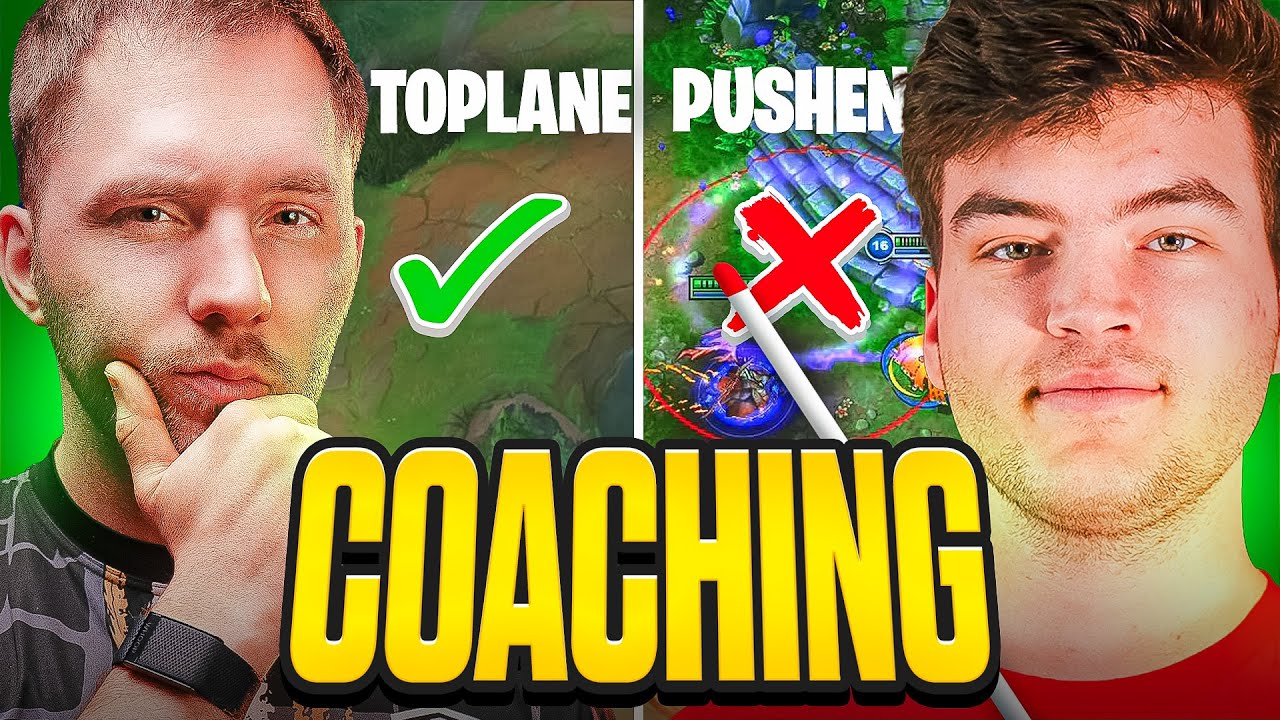 ICH WURDE VOM BESTEN LOL COACH GECOACHED! 😱😎 | League of Legends