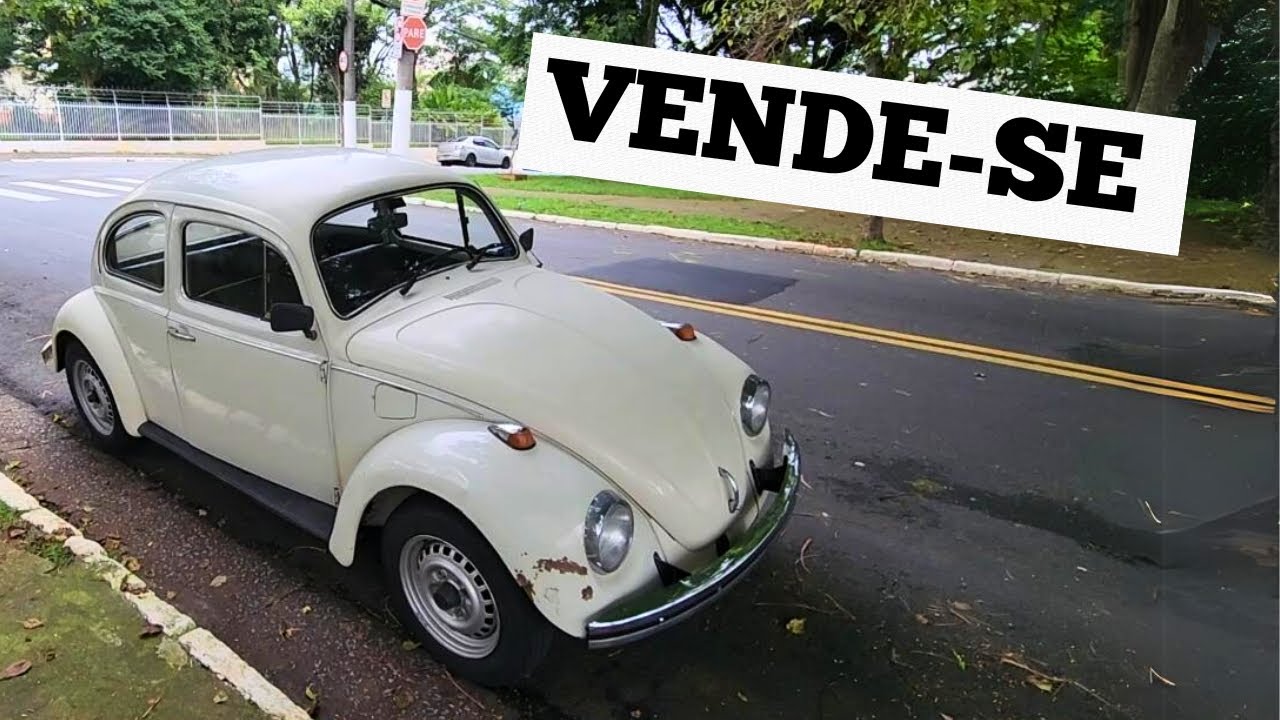 VW FUSCA 1300 - 1979 - BRANCO ALASCA - VENDE-SE