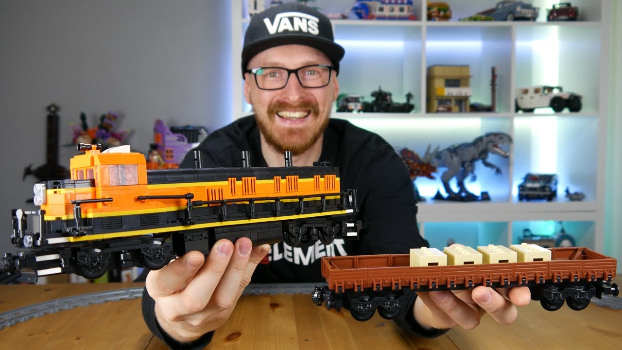 BlueBrixx Special 104004 US Rangierlokomotive & 103615 Niederbordwagon | Review