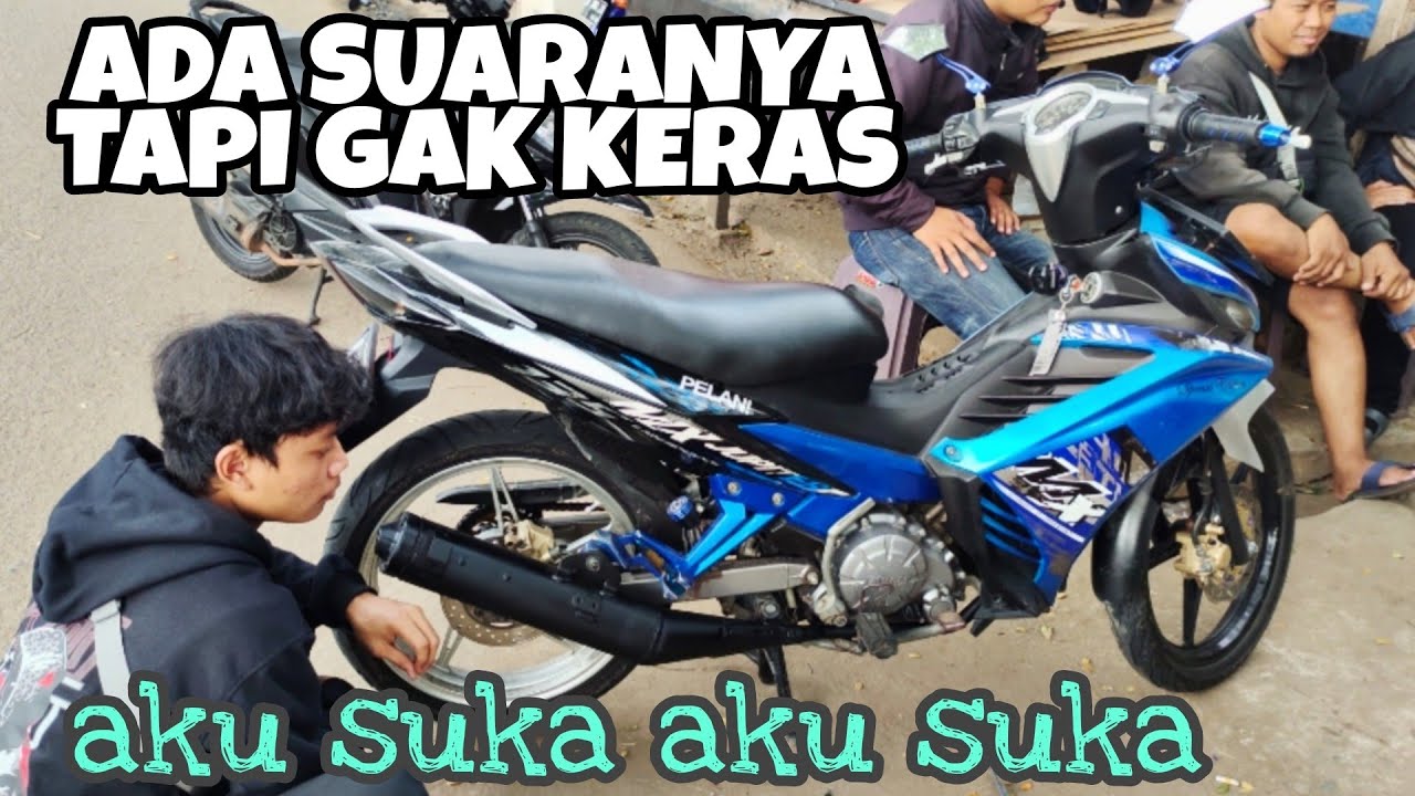BOBOK KNALPOT STANDAR YAMAHA JUPITER MX BISA DI COBA DAN TES JALAN HASIL MENYESUAIKAN KEINGINAN