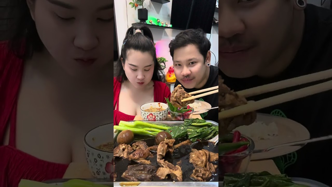 เป็ดพะโล้ตุ๋นถาด (พรุ่งนี้เดินทางไปรับลูกชายแล้ว)