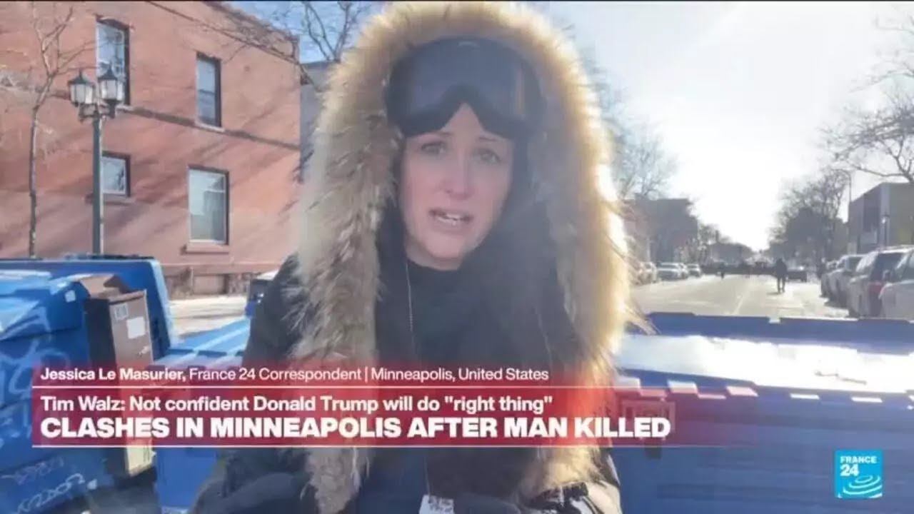 Man shot dead by US federal agents in Minneapolis amid immigration crackdown • FRANCE 24 English