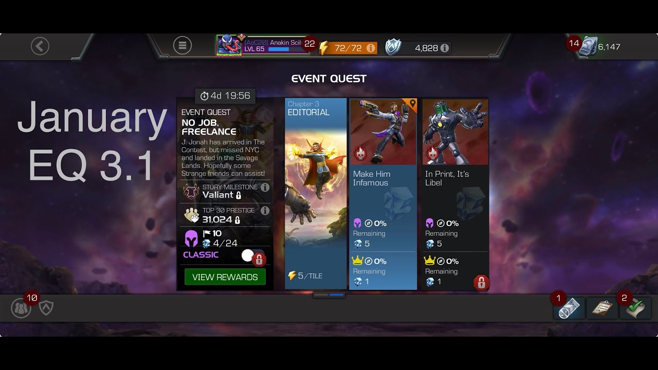 No Job  Freelance January EQ 3 1