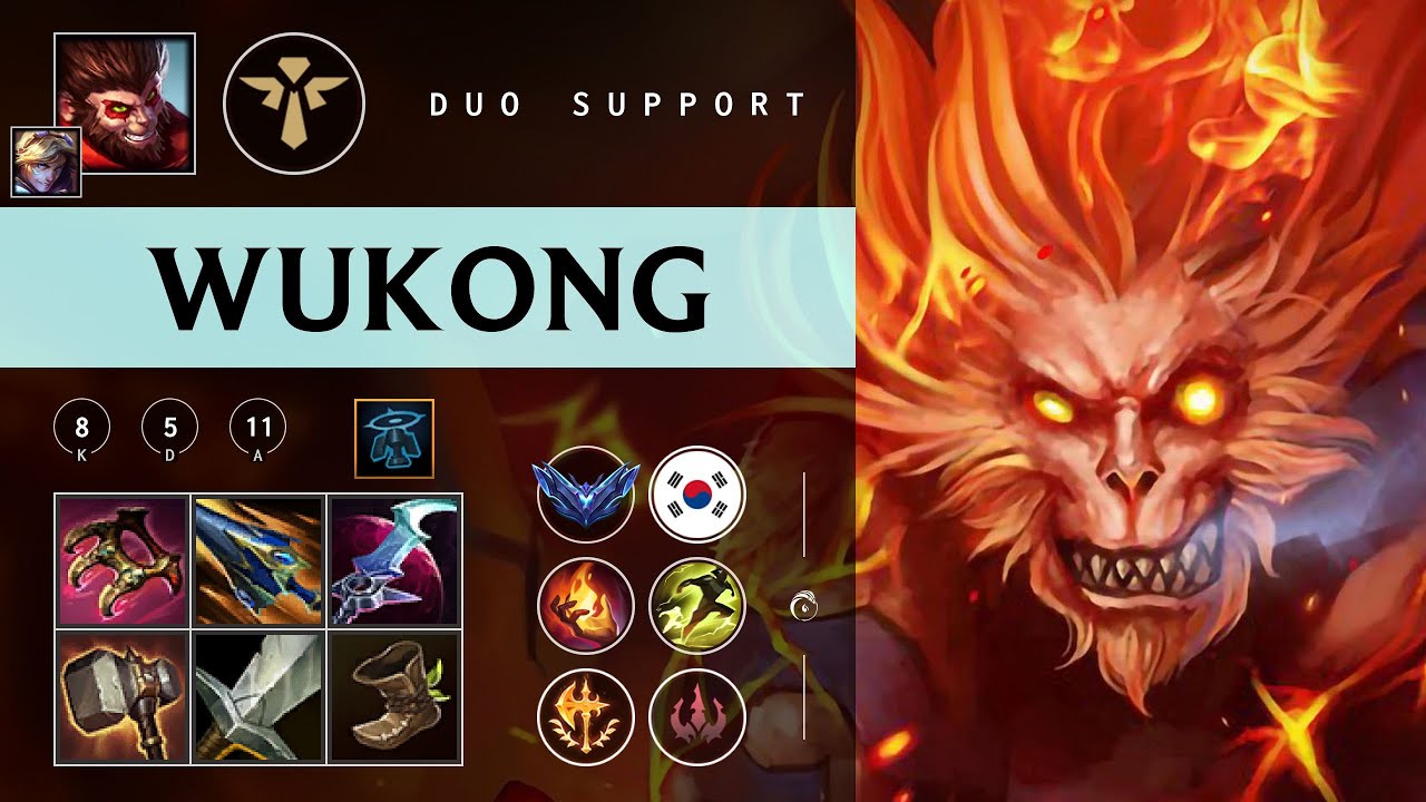 Wukong Support vs Zilean - KR Diamond Patch 26.01