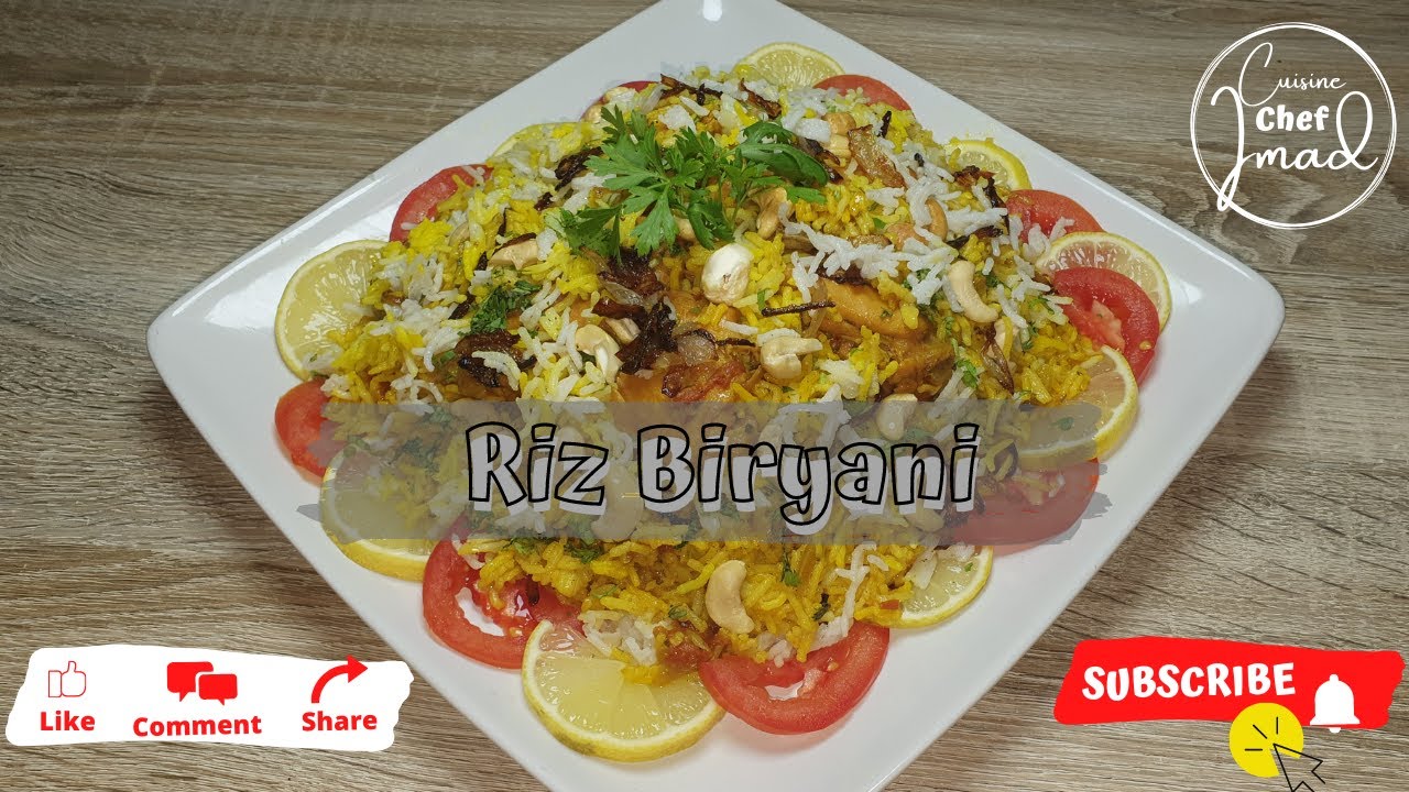 Riz Biryani Poulet برياني الدجاج الهندي السهل وسريع التحضير
