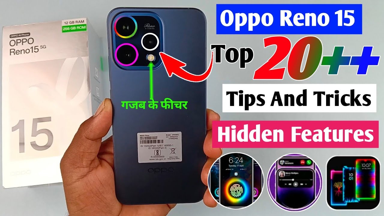 Oppo Reno 15 5g Tips And Tricks / Oppo Reno 15 Top 20++ Hidden features / oppo reno 15 5g settings 