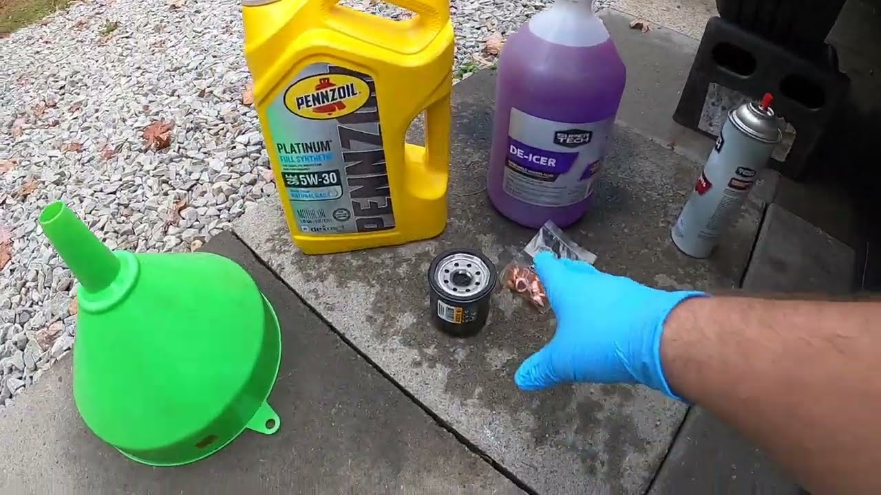 2012 Nissan Rogue 2.5S Oil and Oil Filter Change