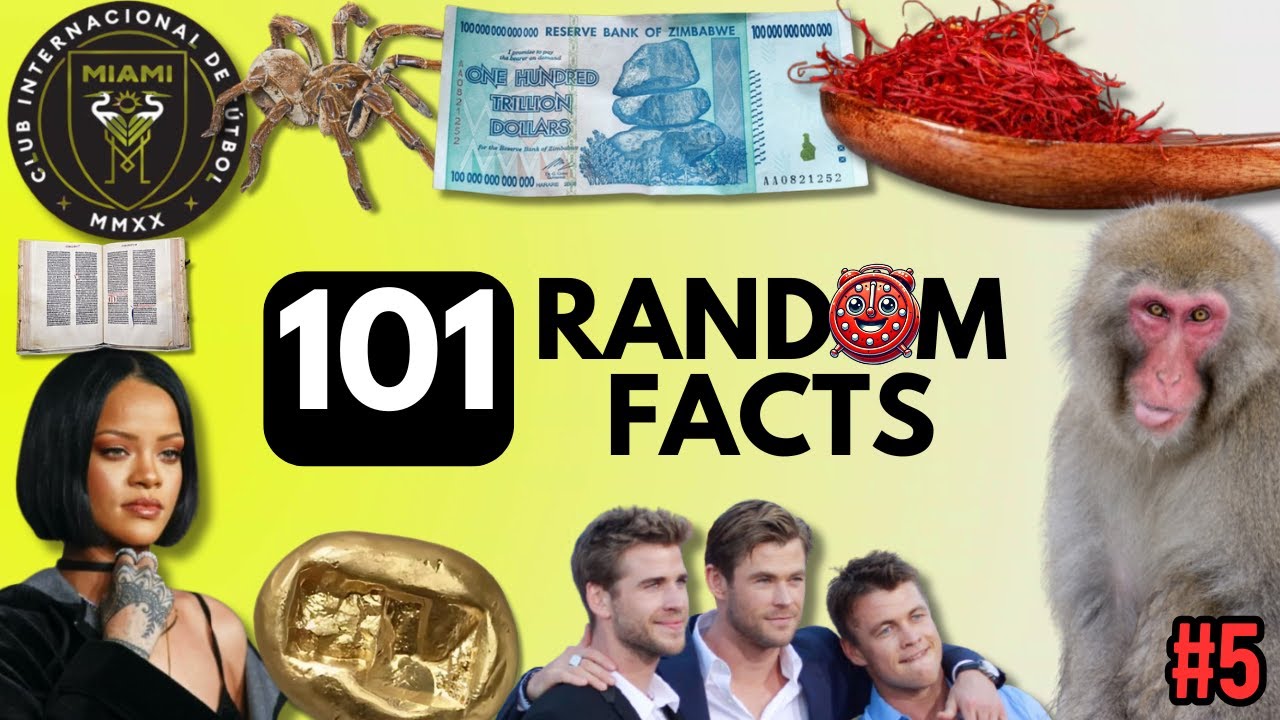 101 Mind-Blowing RANDOM FACTS You Didn't Know!😲| #5
