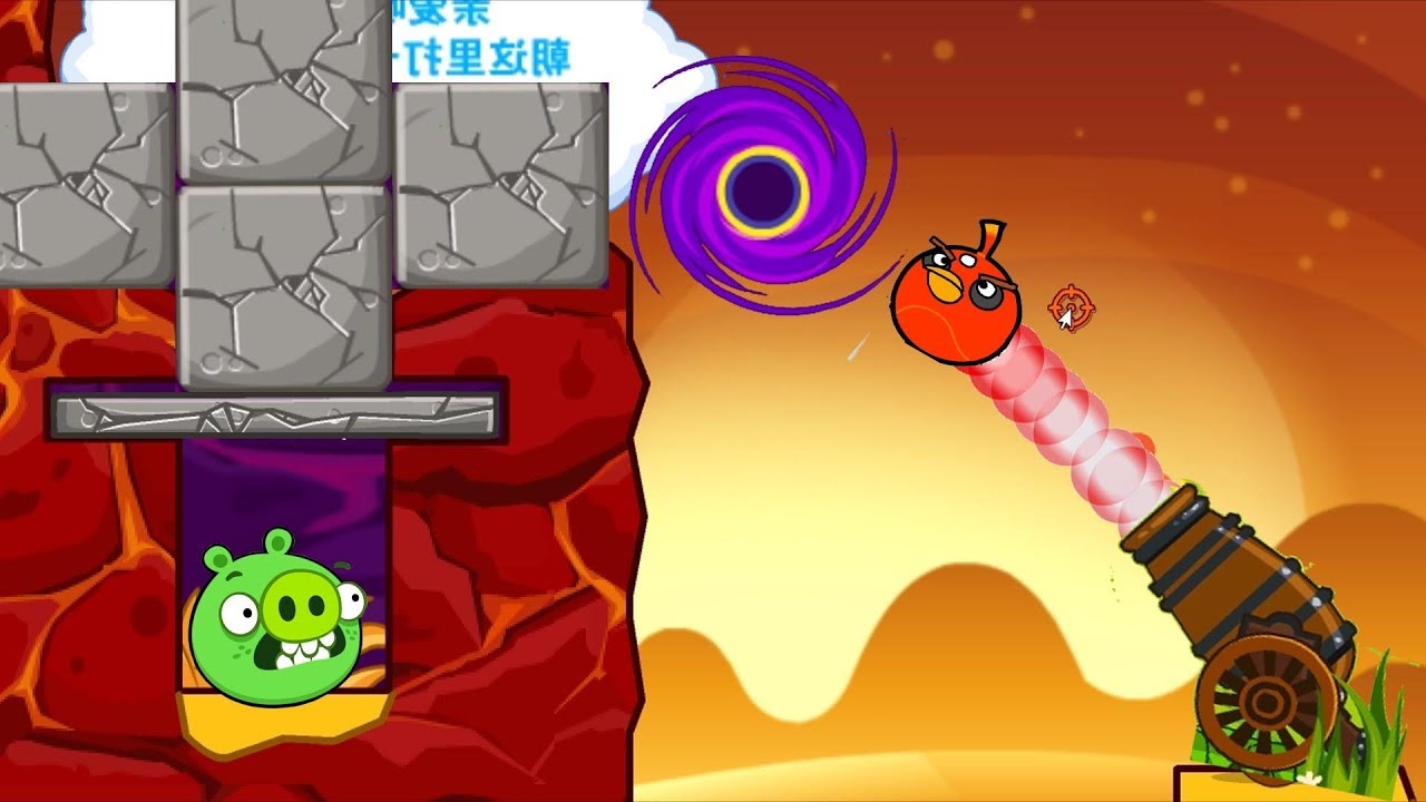 Angry Birds Cannon Birds 3 - BREAK STONE TO HIT PIGGIES WITH BIRDS COLLECTION!