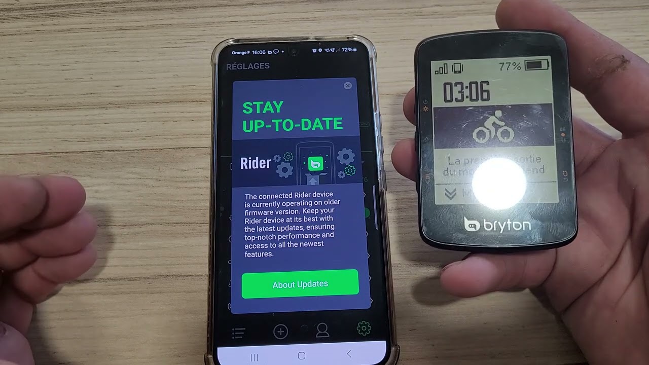 associer le Bryton Rider 460 a son smartphone