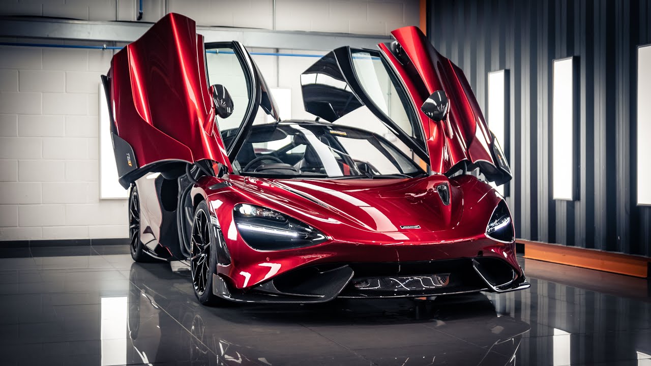 BRAND NEW Volcano Red McLaren 765LT Driving!!