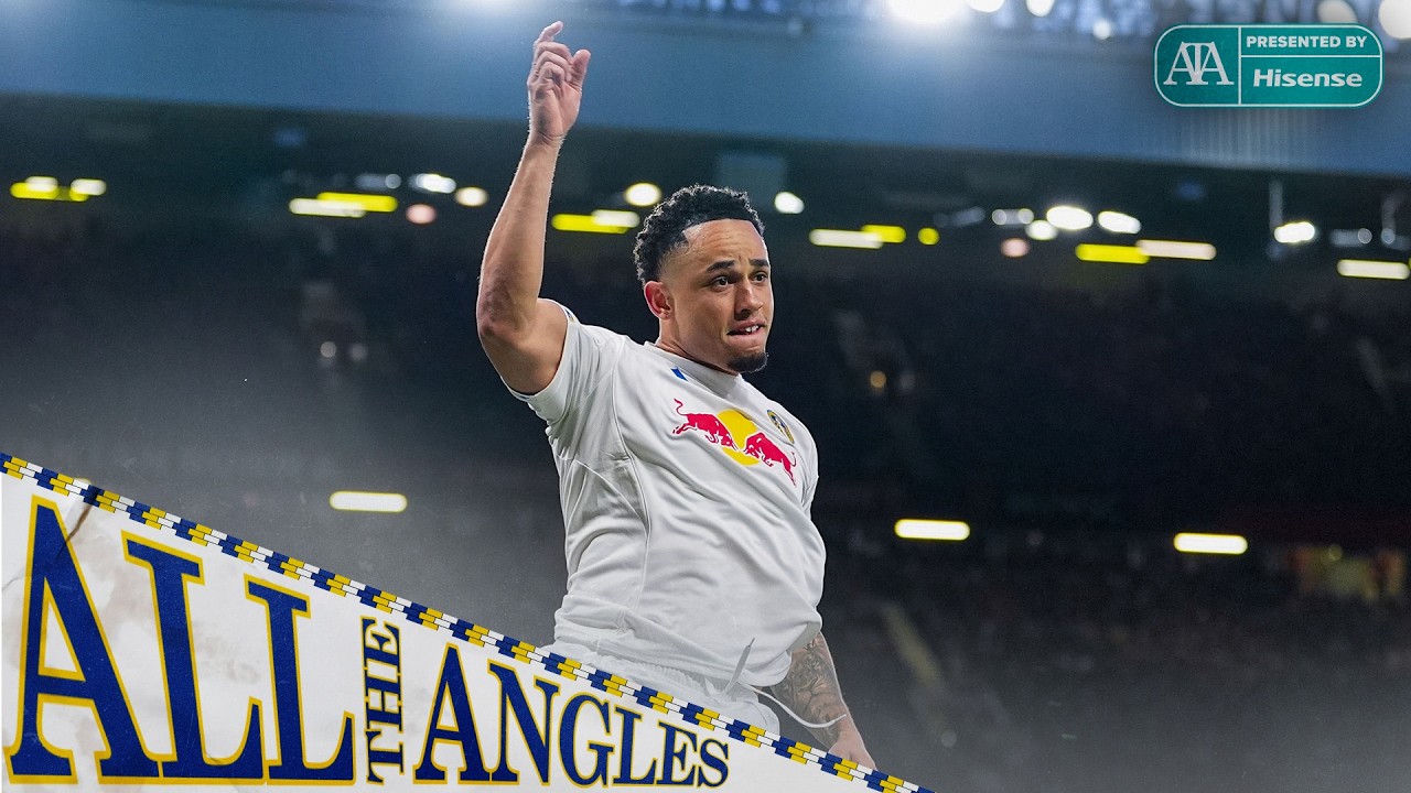 All The Angles as Noah Okafor double stuns Old Trafford for Leeds United