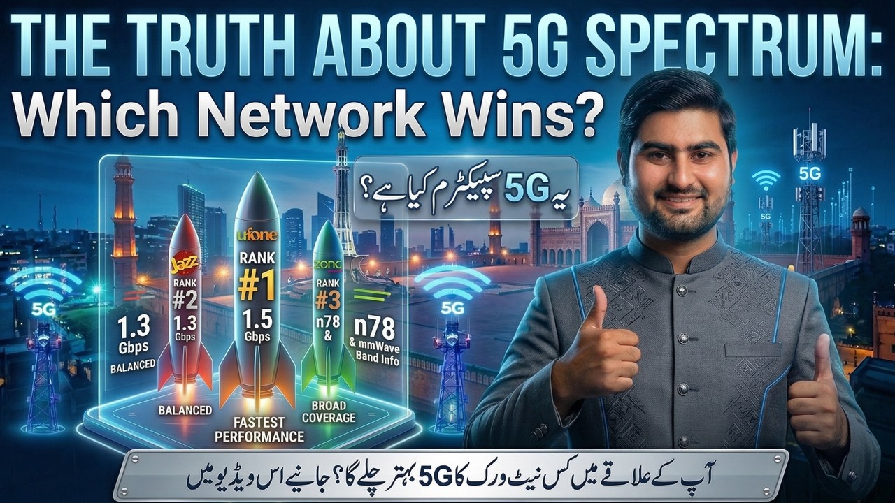 5G in Pakistan: Spectrum aur MHz Kya Hai? | Best 5G Network Kaunsa Hoga?