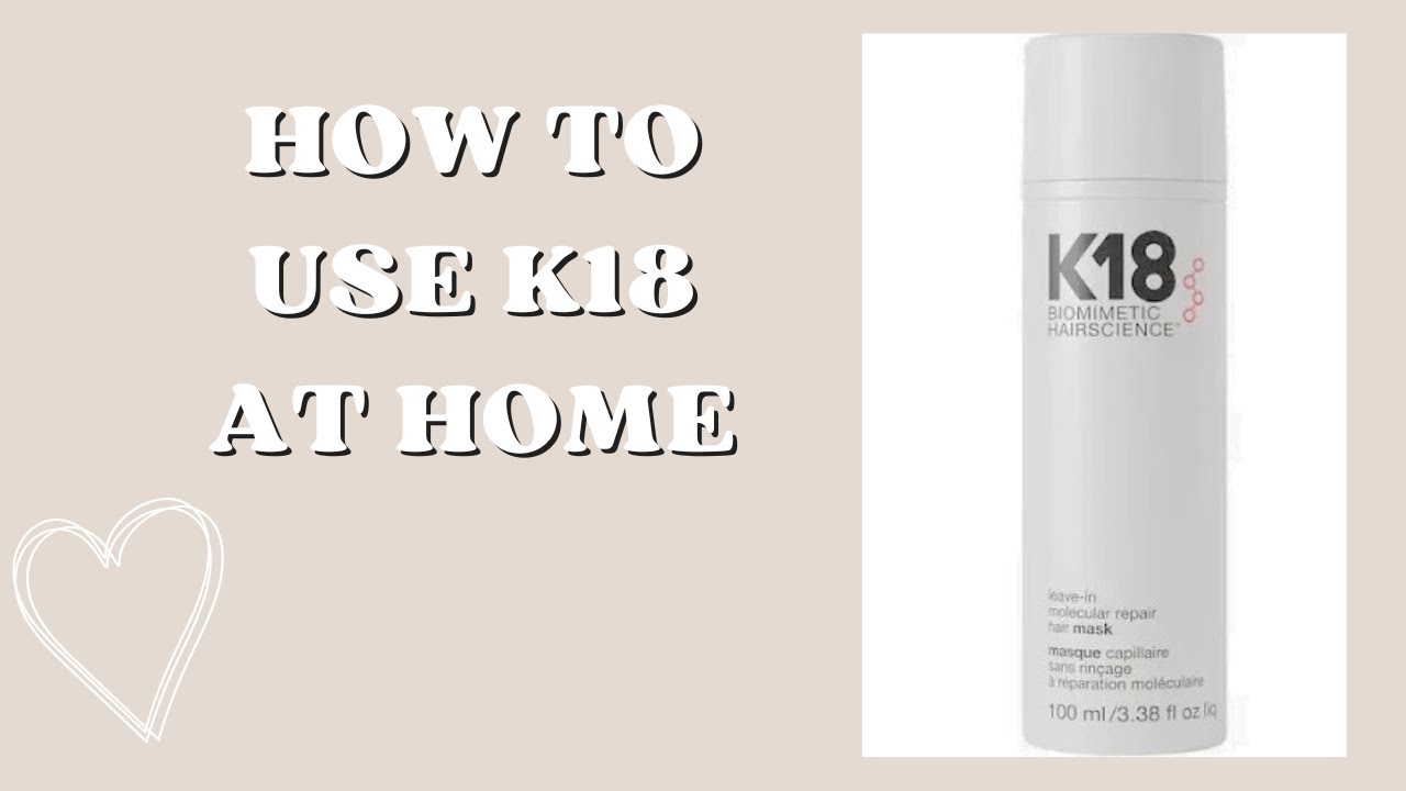 How To Use K18 Leave In Mask