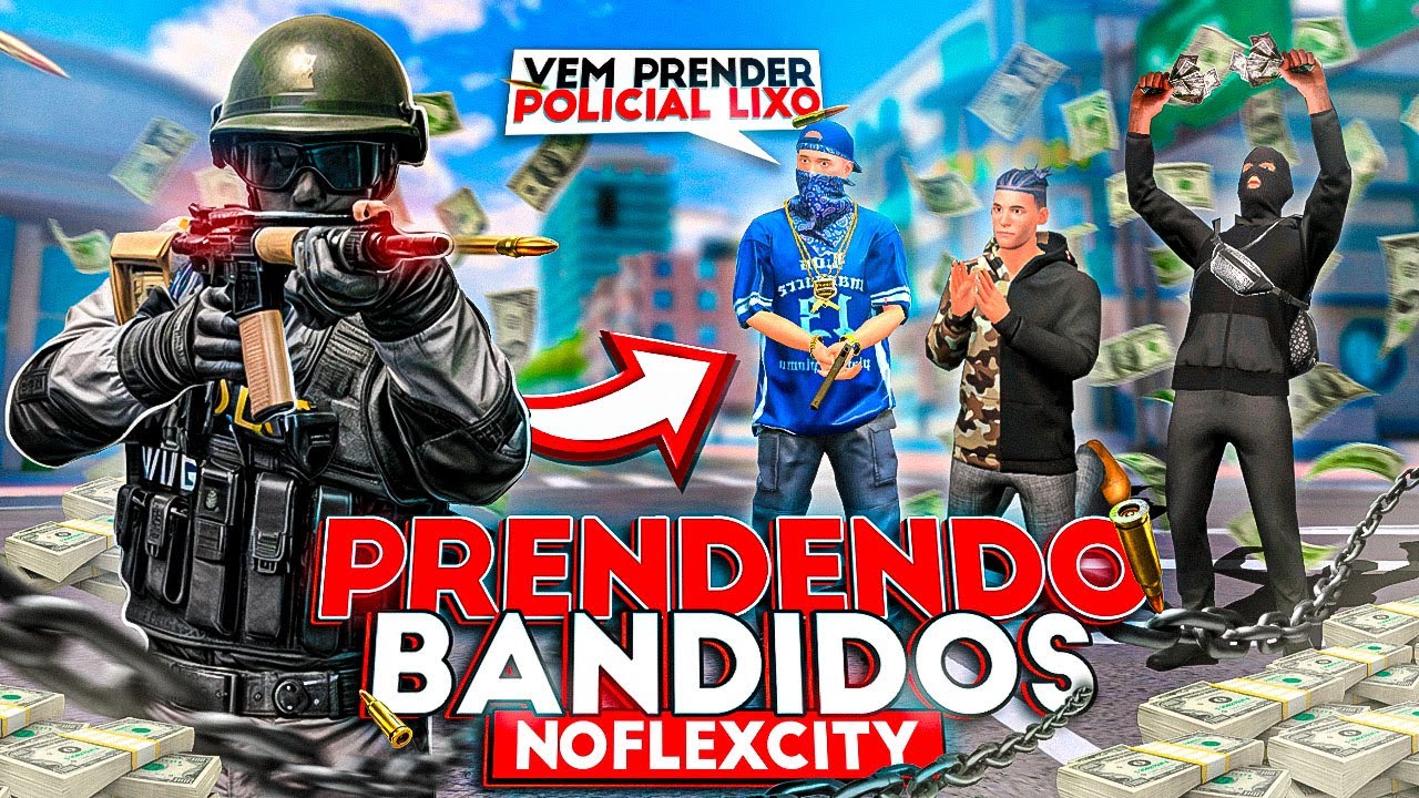 LEVEI BANDIDOS PARA PIRSÃO DE SEGURANÇA MÁXIMA NO FLEX CITY