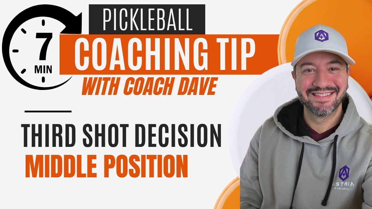 7-Minute Coaching Lesson: 3rd Shot Decision, Short-middle Court