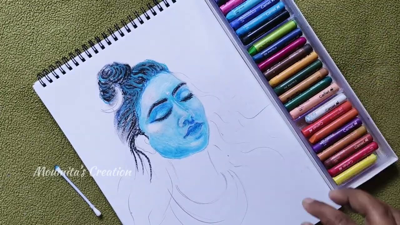 Shivaratri special drawing || Mahashivratri drawing || Oil pastels drawing 