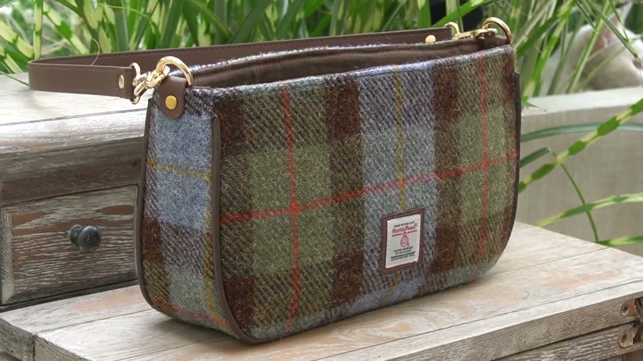The handbag by Harris Tweed.It is  beautiful.