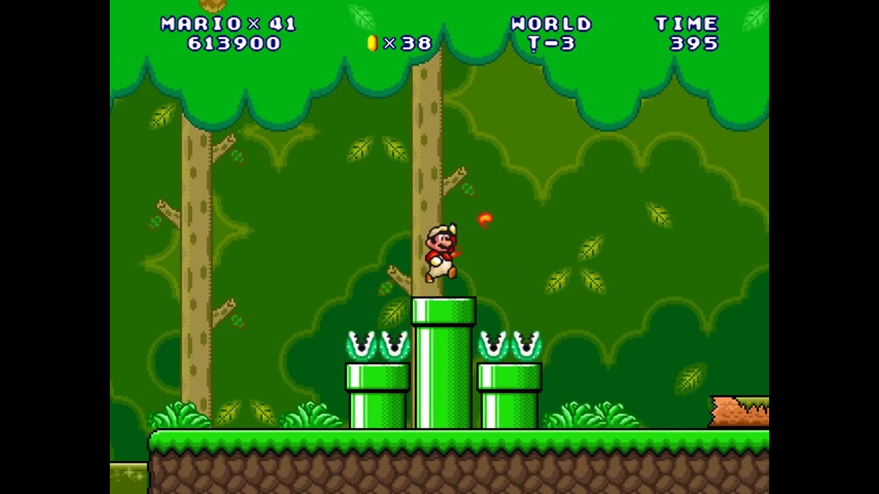 Mario Forever Cedilla Worlds V0.5 World T & Custom Levels Completed Video