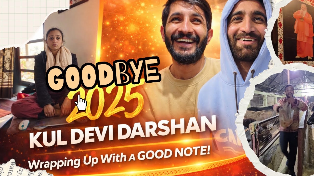 Wrapping up with good NOTE ❤️ | Gau Seva, Kul Devi Mandir & Ghar Ki Yaadein 🏡🙏