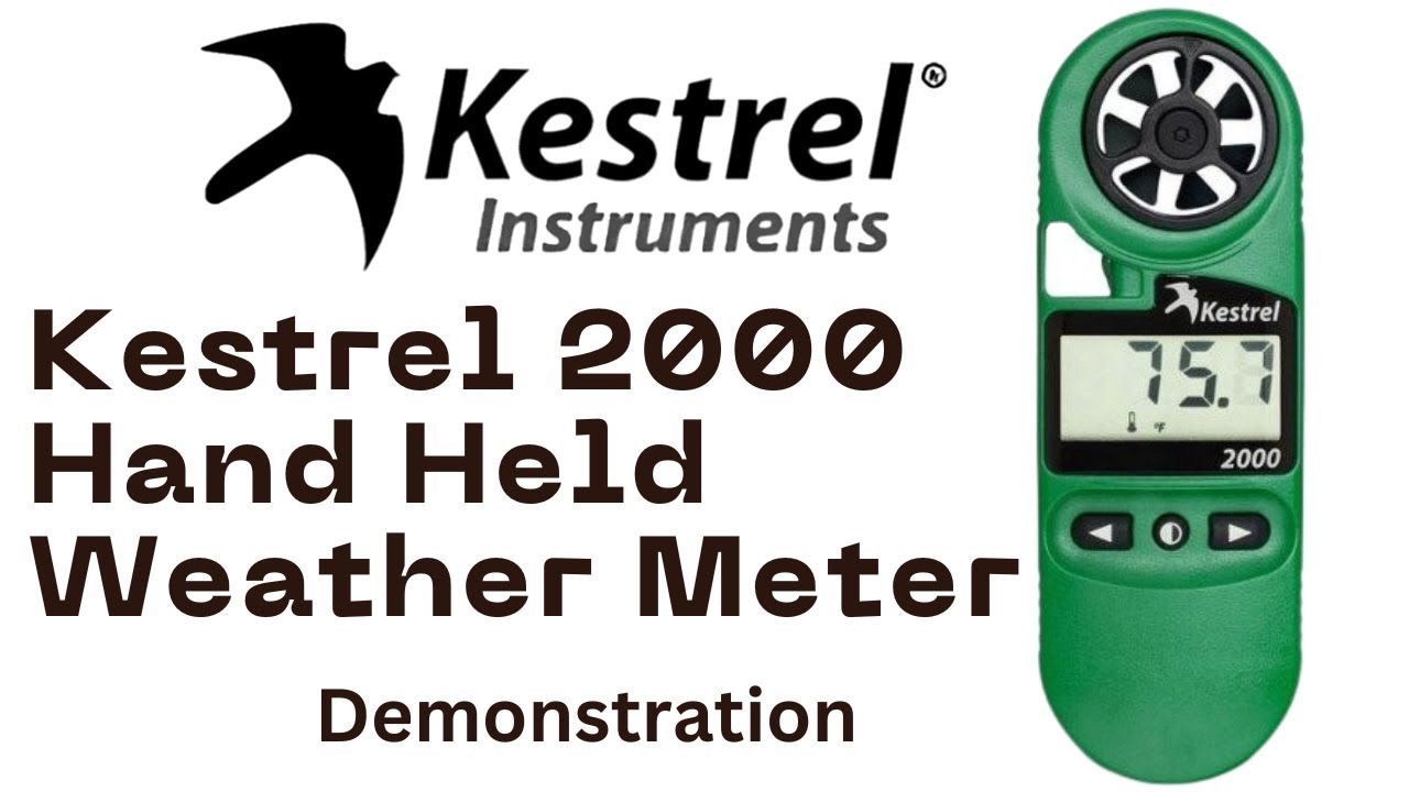 Kestrel 2000 Wireless Pocket Weather Station / Pocket Anemometer / Pocket Wind Meter