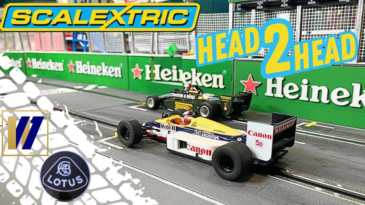 SCALEXTRIC | WILLIAMS против LOTUS | MAG 🧲 и 🚫 без MAG