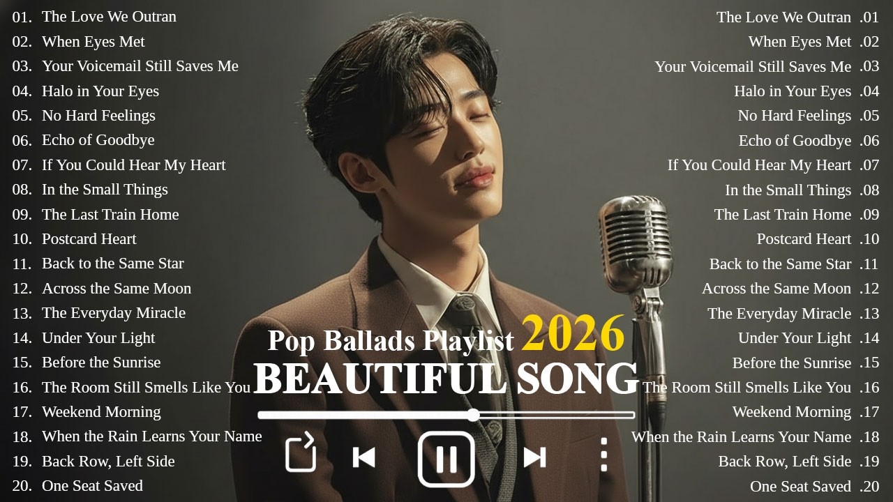 Romantic Ballads Love Songs 2026 | Beautiful & Relaxing Love Songs | K-Drama OST Mood