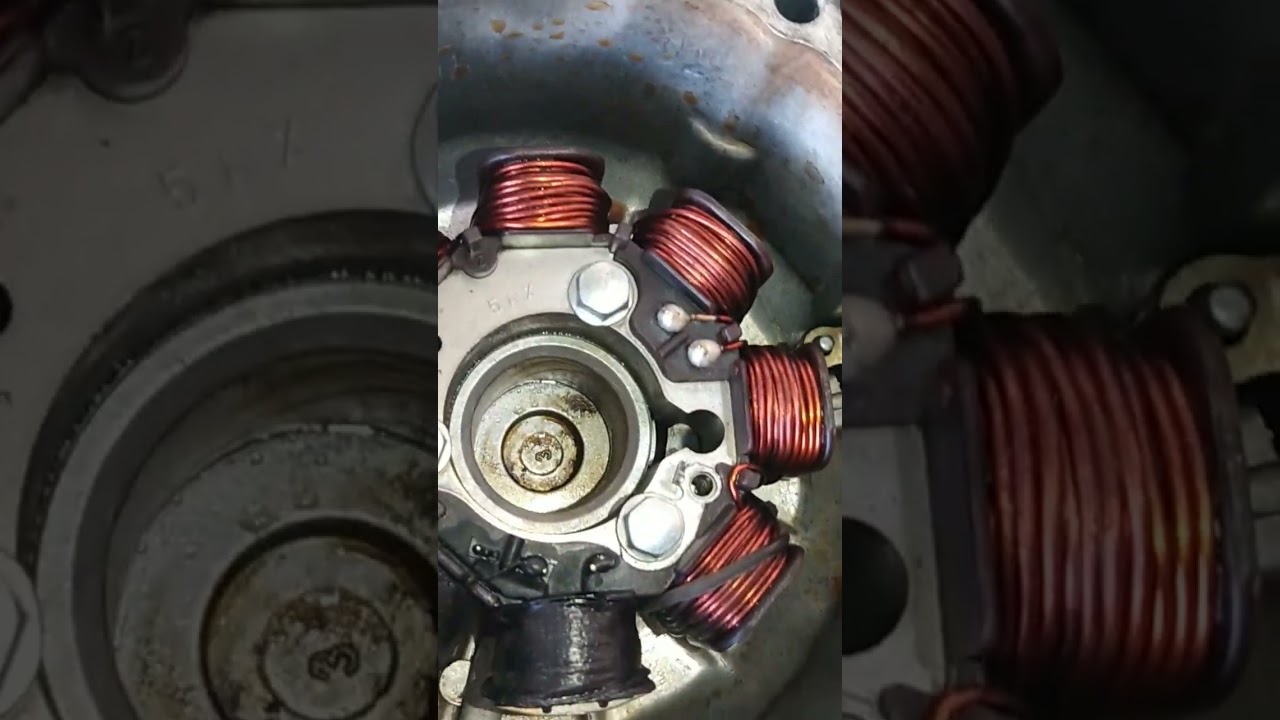 CBX200 Problemas no Estator.                                        #cbx #honda #shorts