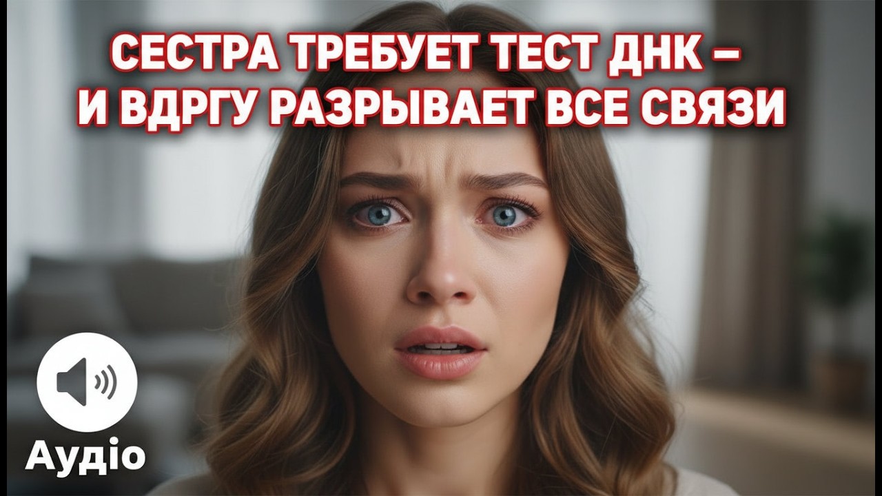 Сестра требует тест ДНК – и внезапно обрывает все связи