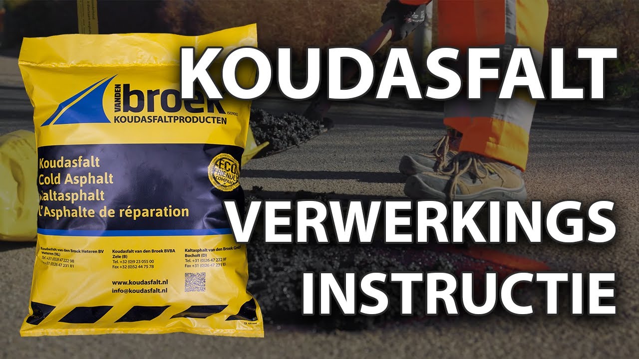 Hoe verwerk je koudasfalt? - Koudasfalt.nl