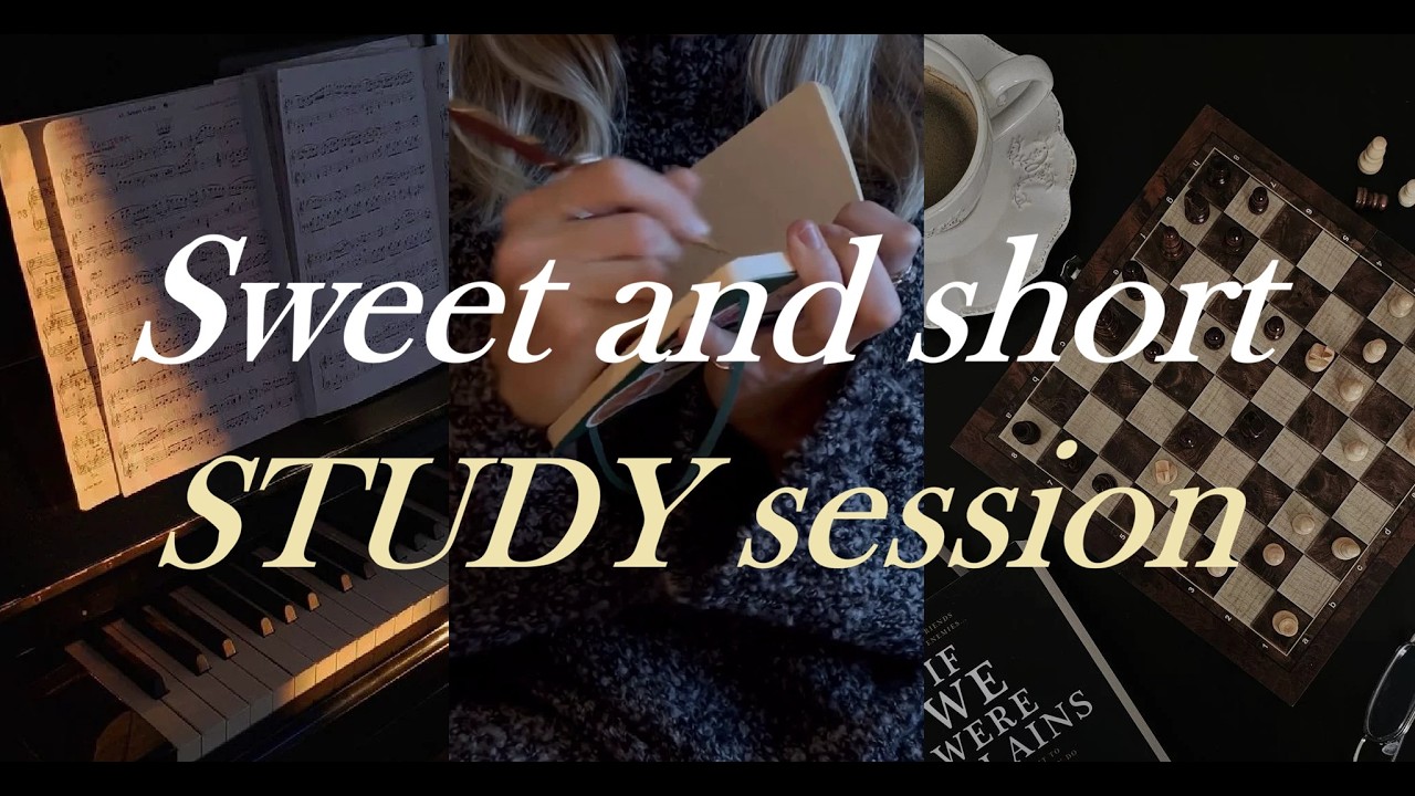 SWEET AND SHORT STUDY SESSION PLAYLIST 🎧🧁🧷