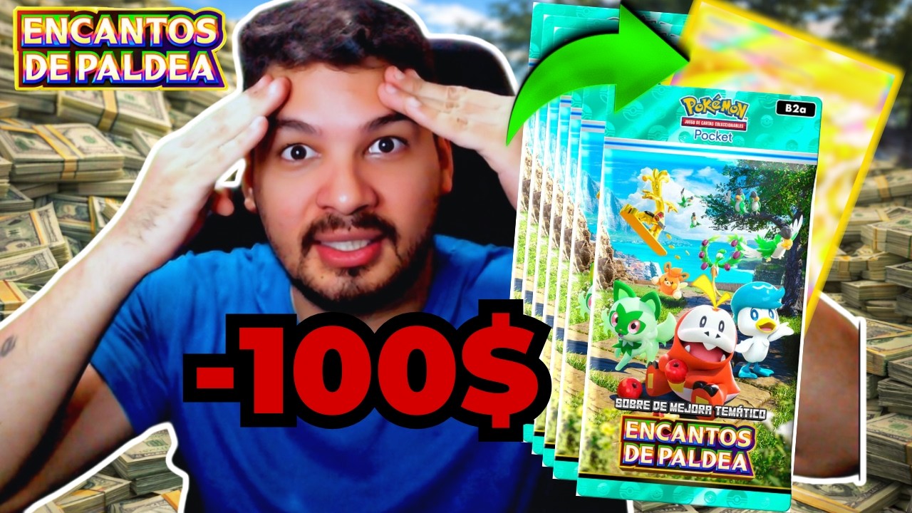 ME VUELVO LOCO y GASTO 100$ de la Nueva Expansión Encantos de Paldea
