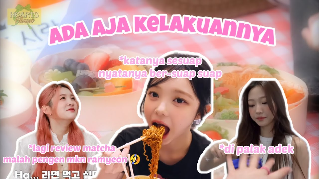 ADA AJA KELAKUAN MEMBER H2H KETIKA KETEMU MAKANAN || #hearts2hearts #funnymoments 