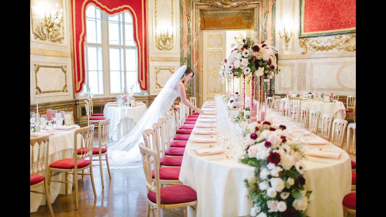 Vienna Austria Winter Destination Wedding at Peterskirche and Palais Daun-Kinsky