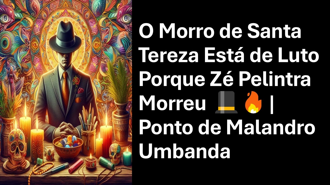 O Morro de Santa Tereza Está de Luto Porque Zé Pelintra Morreu 🎩🔥 | Ponto de Malandro Umbanda