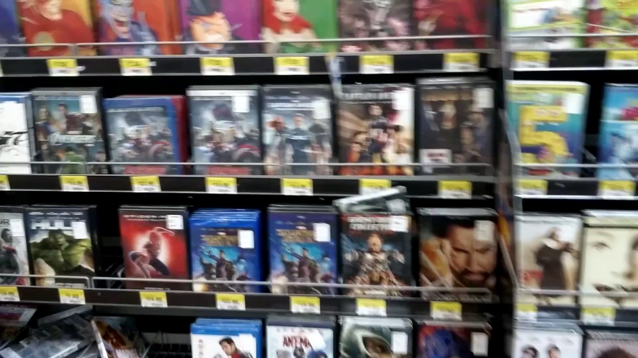 Blu-rays and DVDs Selections at Walmart in Country Club Hills, Illinois (2017 Edition)
