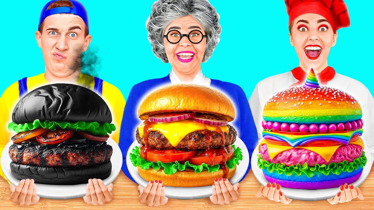 Tantangan Masakanku vs Nenek | Situasi Dapur Gila oleh Fun Fun Challenge