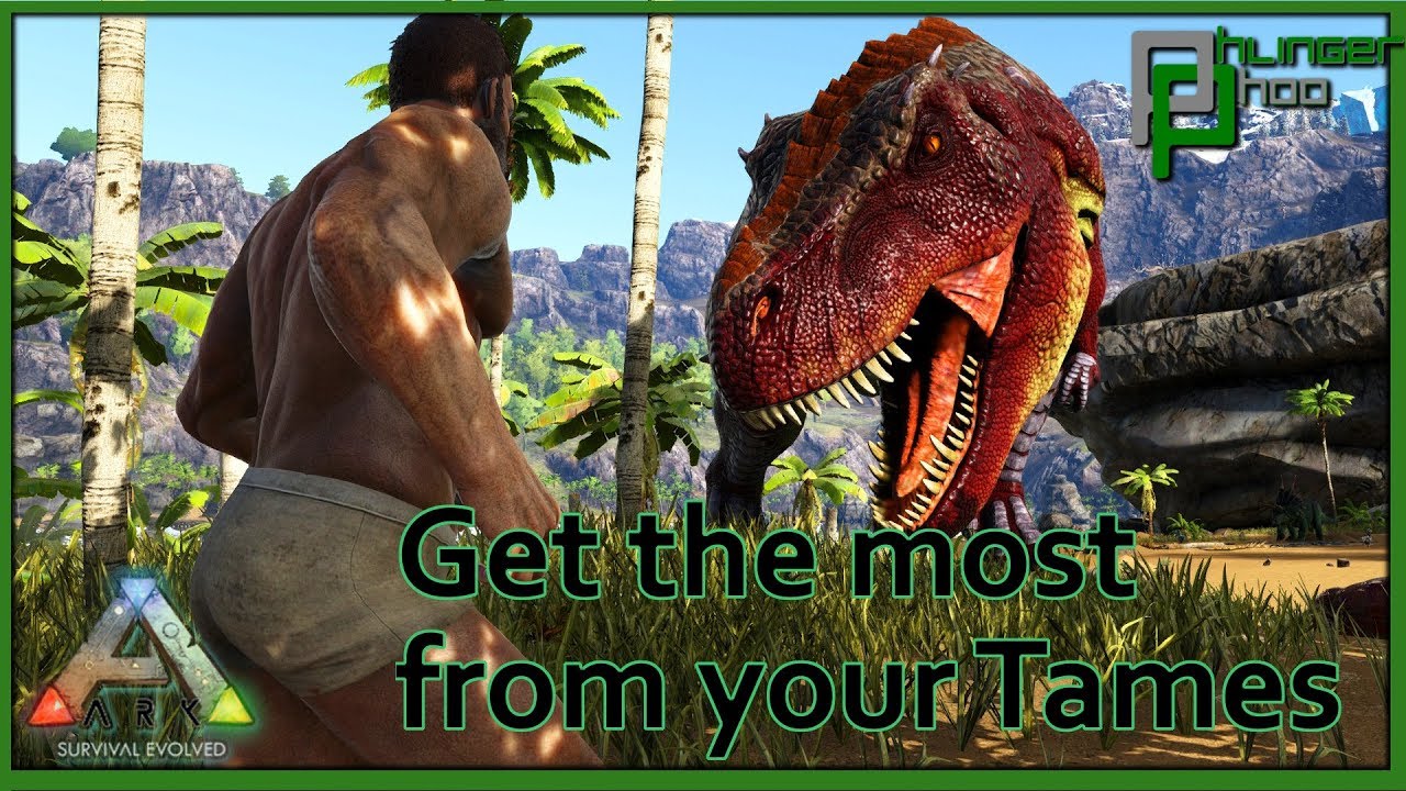 Ark Basics - Taming Effectiveness - Guide to tame higher level Dinosaurs!