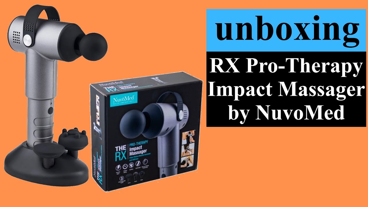 New Massage Gun | unboxing RX Pro-Therapy Impact Massager by NuvoMed