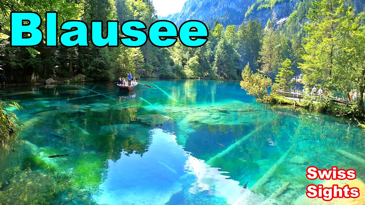 Blausee Lake Switzerland Most Beautiful Swiss Lake 4K