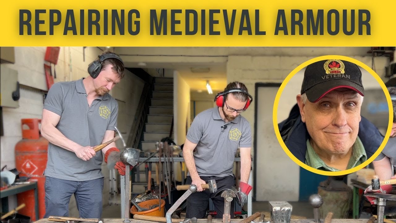 How did they repair medieval armour while on campaign?